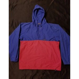 VTG 90s Patagonia Hoody Pullover Sailing 1/4 Snap Marsupial Jacket Men's Large